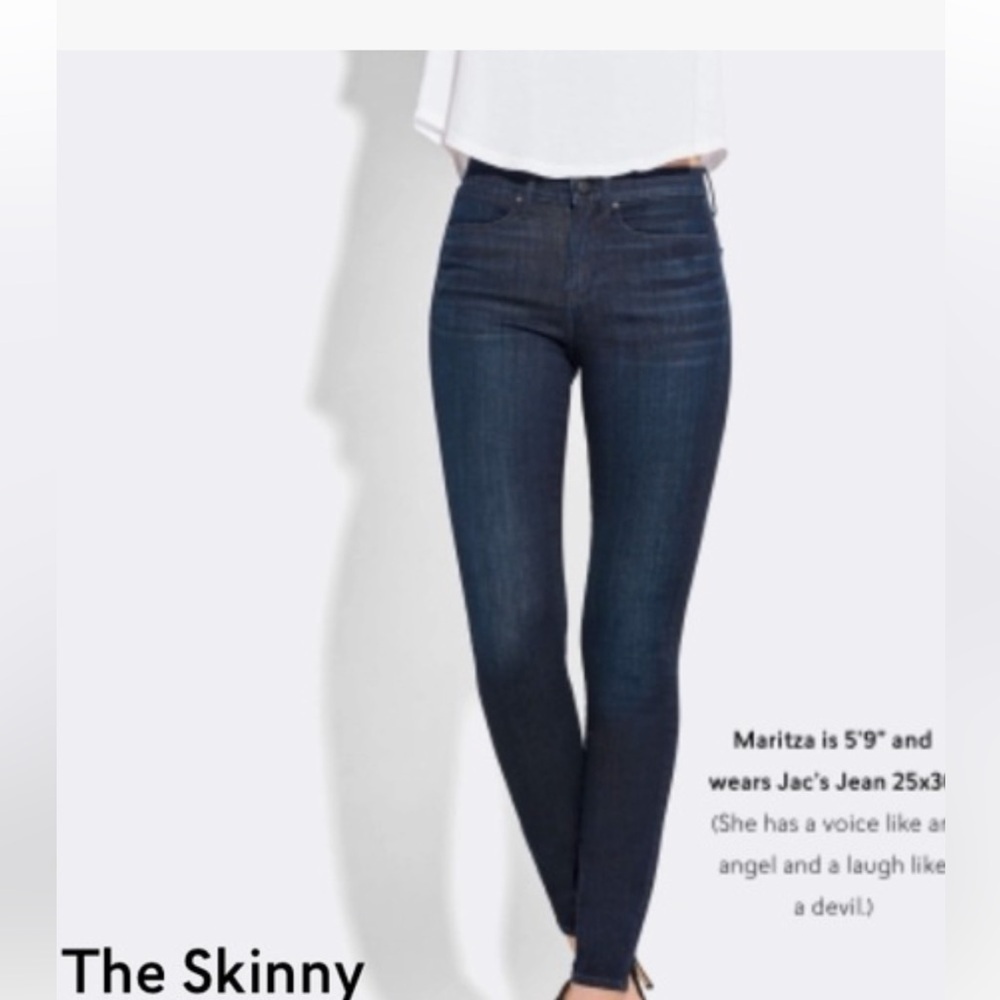 Ayr the Skinny Jean in Jac's Jean 26x26 - Picture 2 of 7